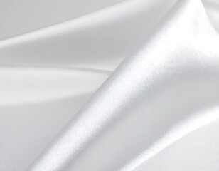 Smooth white fabric folds (1)