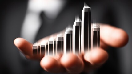 Business growth strategies corporate environment digital image professional setting hands-on approach financial success