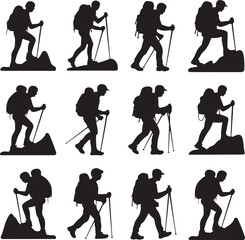 Hiking Silhouette SVG | Trekking Clipart | Mountain Hiker PNG Bundle for Outdoor Adventure Design

Hiking Clipart Bundle | Backpacker Silhouette PNG | Trekking and Camping SVG for Cricut & Sublimation