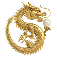 golden dragon statue