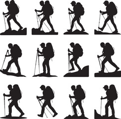 Hiking Silhouette SVG | Trekking Clipart | Mountain Hiker PNG Bundle for Outdoor Adventure Design

Hiking Clipart Bundle | Backpacker Silhouette PNG | Trekking and Camping SVG for Cricut & Sublimation