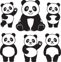 Panda Bundle Vector – Cute and Wild Panda Silhouette Collection

Panda Head and Full Body Vector Bundle – Cartoon and Wildlife Design

Panda Silhouette Bundle – Animal Clipart Set for Logo, Art, and D