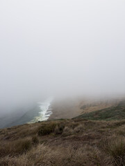 Point Reyes Lighthouse on the Pacific Ocean in the Point Reyes National Park on the Pacific Ocean...