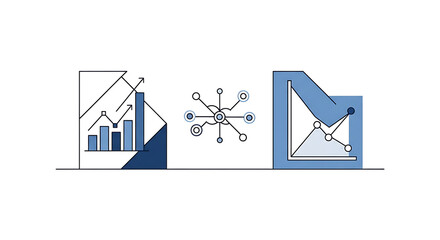 Data Analysis Charts, Graphs, and Network Visualization for Business Insights