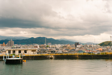 Naklejka premium shikoku, JAPAN - may 2 2025 No.50 Hantaji Temple, in the Shikoku Pilgrimage