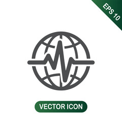 Global Seismic Activity Icon