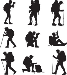 Hiking Silhouette SVG | Trekking Clipart | Mountain Hiker PNG Bundle for Outdoor Adventure Design

Hiking Clipart Bundle | Backpacker Silhouette PNG | Trekking and Camping SVG for Cricut & Sublimation