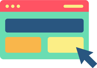 Obraz premium Modern Flat Icons for Websites & Online Tools