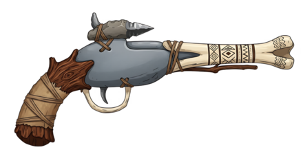 A pistol from the Stone Age