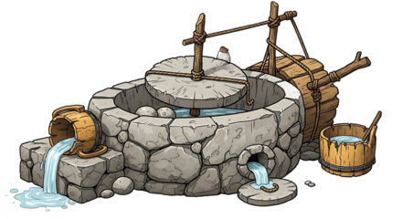 A washing machine in the Stone Age