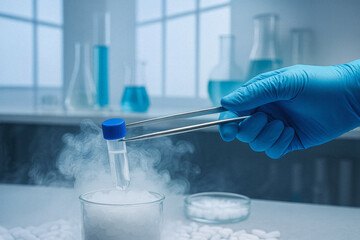 image.pngSample in a test tube. Virus test. Diseases. Pandemic. Infectious diseases. Doctor examining a sample. Hospital examination. Laboratory and experiment.