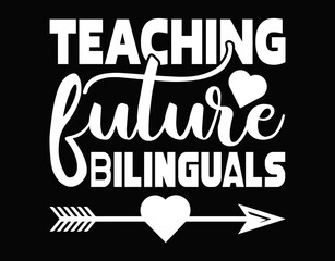 Teaching Future Bilinguals Cutting Printable Files - printable editable vector art file.