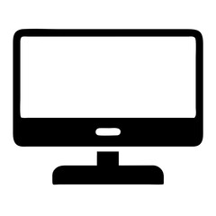 Find a modern computer monitor display vector graphic for creative design projects and presentations