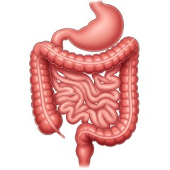 colon with multiple diverticula, some showing signs of inflammation and infection (diverticulitis)