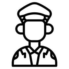 Police icon vector illustration