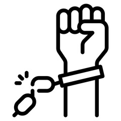 Freedom icon vector illustration