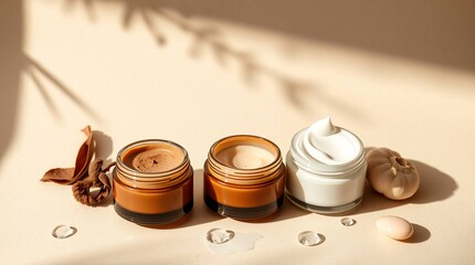 Modern cosmetic container for branding and advertising.