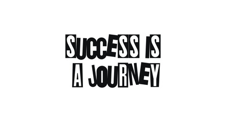 Motivational Typographic Design For Growth, Career, Or Self Development. Perfect For Office Prints, Social Posts, Or Gift Merch. Bold Visual Reminder. Vector Illustration.