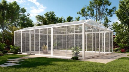 Fototapeta premium greenhouse in a greenhouse