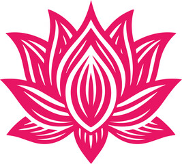 Obraz premium Lotus Flower Icon