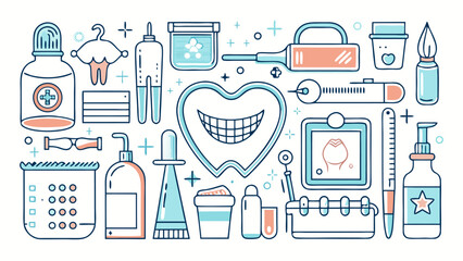 set of medical objects