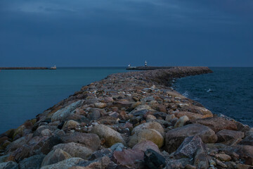 lighthouse on the coast © talavietis
