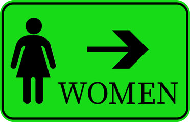 Toilet Icon.square toilet signs collection, male, female and neutral gender, vector Illustration.Public bathroom pictogram. Male and female gender silhouette for lavatory door.