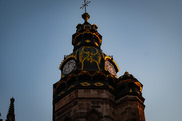 golden domes of the Cathedral of St. Elizabeth of Hungary, Kosice