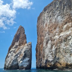 rock in the sea