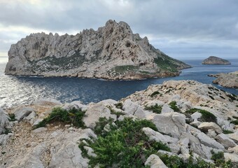 rocks and sea