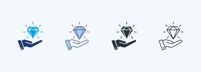 Value Proposition Multiple Style Icon Collection