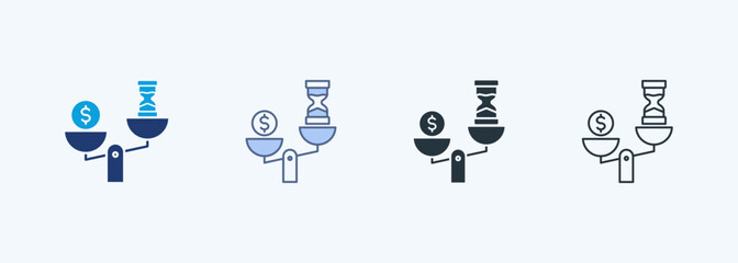 Break Even Point Multiple Style Icon Collection