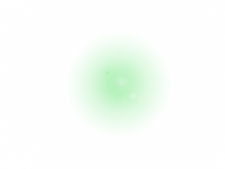 Soft glowing green light blur with radiant aura on white background. Abstract neon energy glow effect for design, wallpaper, or digital art. Vibrant mystical luminous gradient texture.