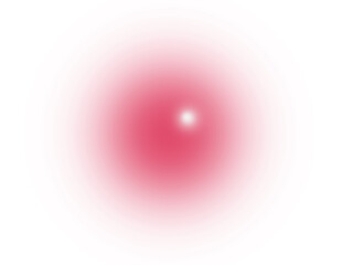 Soft glowing red light blur with radiant aura on white background. Abstract neon energy glow effect...