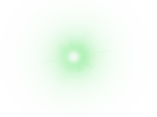 Soft glowing green light blur with radiant aura on white background. Abstract neon energy glow effect for design, wallpaper, or digital art. Vibrant mystical luminous gradient texture.
