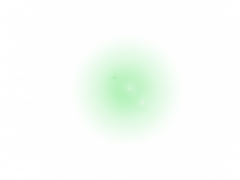 Soft glowing green light blur with radiant aura on white background. Abstract neon energy glow effect for design, wallpaper, or digital art. Vibrant mystical luminous gradient texture.