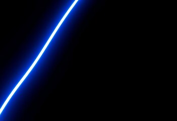 A single, vibrant blue line of light cuts across a deep black backdrop,  darkness,  light