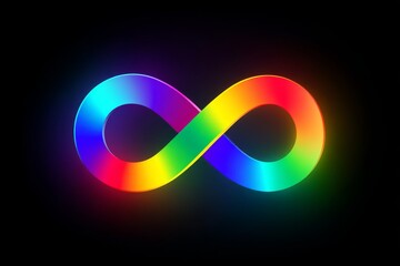 autistic pride rainbow infinity symbol
