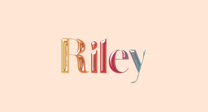 Vector Image Name Riley Riley-Bilder: Stock-Fotos & -Videos. | Adobe Stock