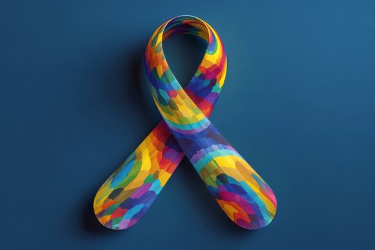 rainbow infinity symbol autism awareness - Powered by Adobe