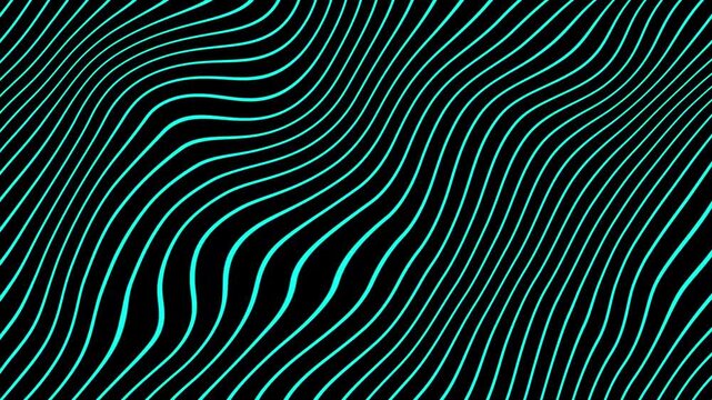 black and cyan striped background