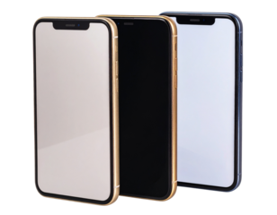 black suitcase isolated on white background