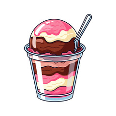 Ice cream in the cup