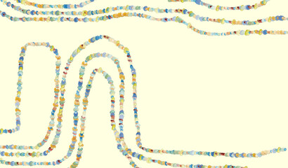 색깔 띠 자유 흐름 배경