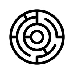 Complex Task Icon Vector Symbol Design Illustration