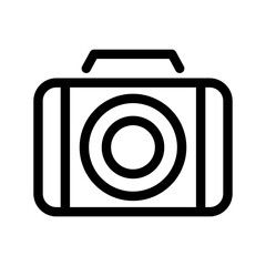 Photo Camera Icon Vector Symbol Design Illustration