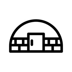 Obraz premium Igloo Icon Vector Symbol Design Illustration