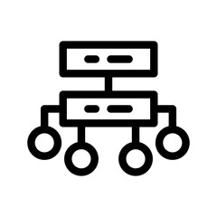 Database Icon Vector Symbol Design Illustration