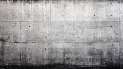 Fototapeta premium A large expanse of plain concrete wall with visible texture and water stains,