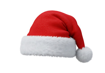 Red Santa Hat With White Trim Christmas holiday